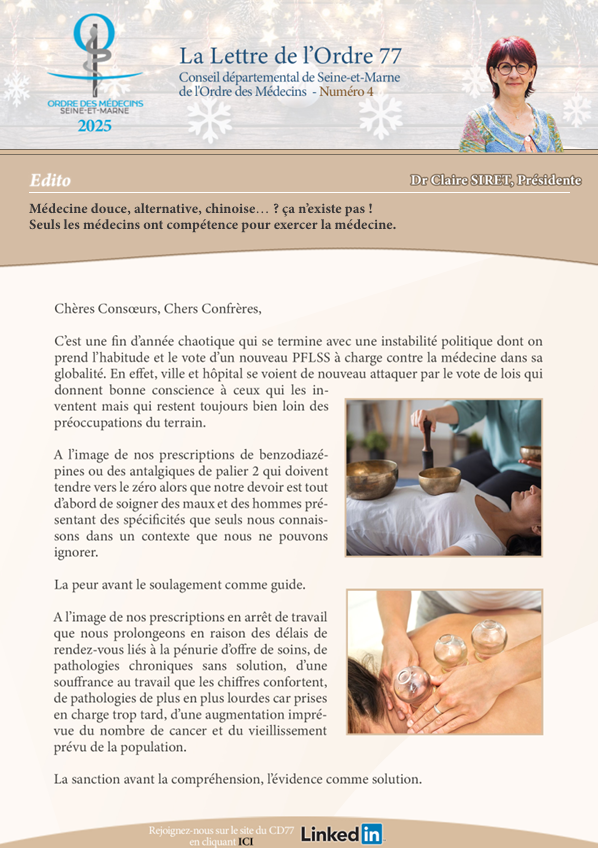 Lettre de l'Ordre N°4